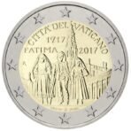 Vatikanas 2017 2 euro proginė moneta kortelėje - Fatima (BU)
