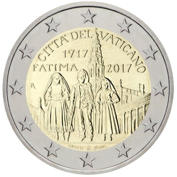 Vatikanas 2017 2 euro proginė moneta kortelėje - Fatima (BU) Vatikanas 2017 2 euro proginė moneta kortelėje - Fatima (BU)