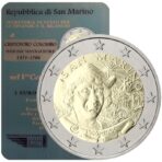 San Marinas 2006 2 euro proginė moneta - Kristupas Kolumbas (BU)