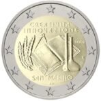 San Marinas 2009 2 euro proginė moneta - Europos kūrybiškumo ir naujovių metai (BU)