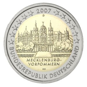 Vokietija 2007 2 euro proginė moneta - Meklenburgas - Pomeranija