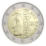 San Marinas 2015 2 euro proginė moneta - Dante Alighieri (BU)