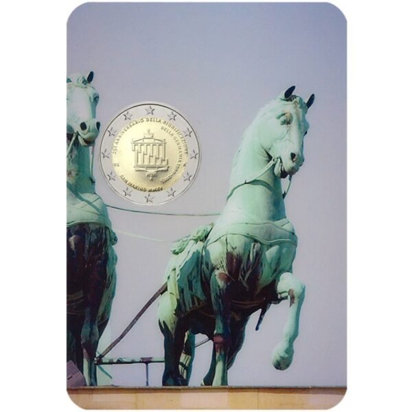 San Marino 2015 2 Euro Commemorative Coin - 25th Anniversary of German Unity (BU)