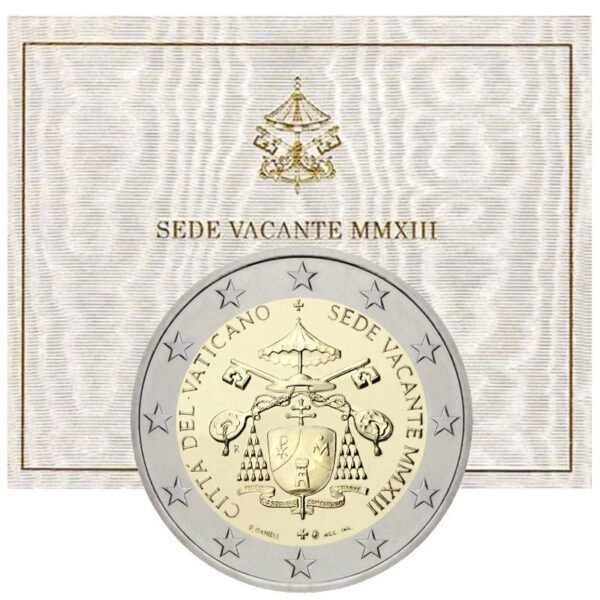 Vatikanas 2013 2 euro proginė moneta kortelėje - Sede Vacante MMXIII (BU) Vatikanas 2013 2 euro proginė moneta kortelėje - Sede Vacante MMXIII (BU)