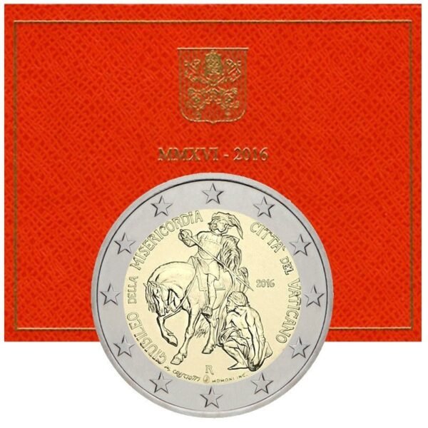 Vatikanas 2016 2 euro proginė moneta kortelėje - Gailestingumo metai (BU) Vatikanas 2016 2 euro proginė moneta kortelėje - Gailestingumo metai (BU)