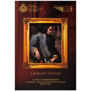 San Marinas 2011 2 euro proginė moneta - Giorgio Vasari (BU)
