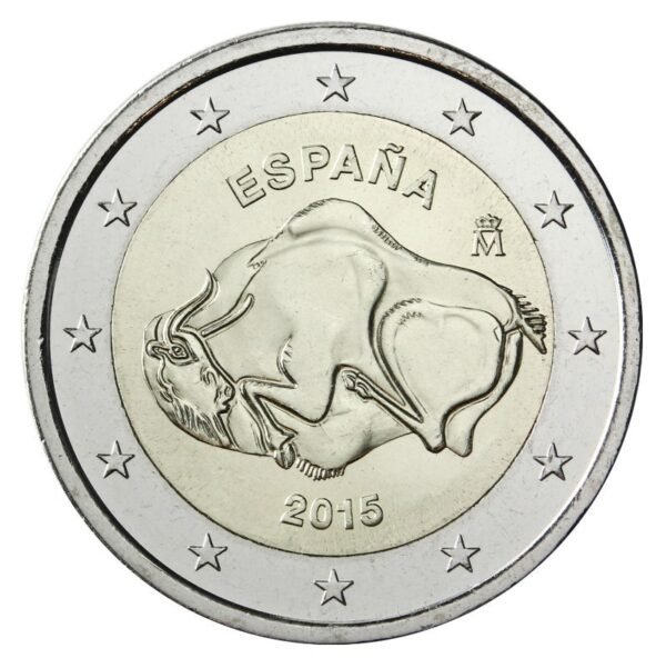 Ispanija 2015 2 eurai - Altamiros urvas