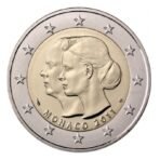 Monakas 2011 2 eurų proginė moneta - Vestuvės