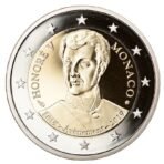 Monakas 2019 2 euro proginė moneta dėžutėje - Princas Honoré V (PROOF)