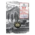 Graikija 2016 2 euro proginė moneta kortelėje - Arkadijaus vienuolynas (BU)