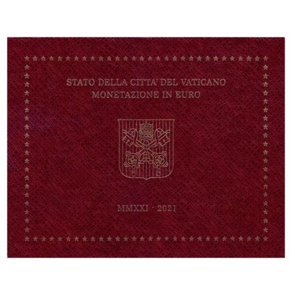 Vatikanas 2021 euro monetų rinkinys (BU)