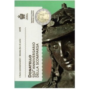 San Marinas 2016 2 euro proginė moneta - Donatelo (BU)