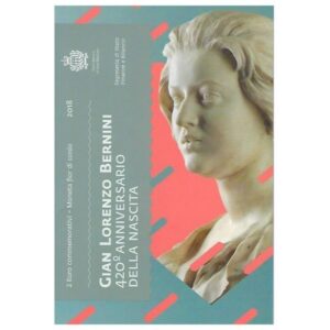 San Marinas 2018 2 euro proginė moneta - Gian Lorenzo Bernini 420-osios gimimo metinės (BU)