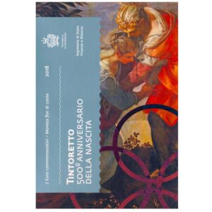 San Marinas 2018 2 euro proginė moneta - Tintoreto (BU)