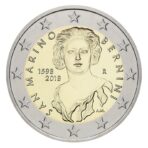 San Marinas 2018 2 euro proginė moneta - Gian Lorenzo Bernini 420-osios gimimo metinės (BU)