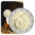 San Marinas 2021 2 euro proginė moneta - Caravaggio 450-osios gimimo metinės (BU)
