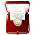Monakas 2018 2 euro proginė moneta dėžutėje - Bosio (PROOF)