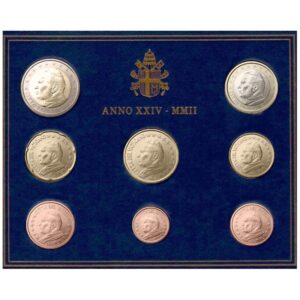 Vatikanas 2002 euro monetų rinkinys (BU)