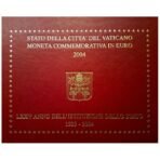 Vatikanas 2004 euro monetų rinkinys (BU)