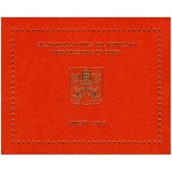 Vatikanas 2016 euro monetų rinkinys (BU)
