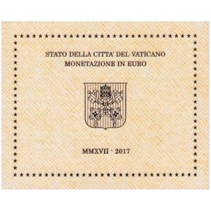 Vatikanas 2017 euro monetų rinkinys (BU)