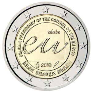 Belgija 2010 2 euro proginė moneta - Pirmininkavimas ES Tarybai (BU)