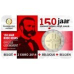 Belgija 2014 2 euro proginė moneta kortelėje - Belgijos Raudonasis Kryžius (BU)