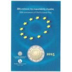 Graikija 2015 2 euro proginė moneta - Vėliava (BU)