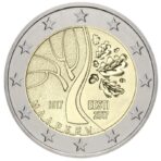 Estija 2017 2 euro proginė moneta kortelėje - Kelias į nepriklausomybę (BU)