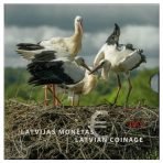 Latvia euro 2015 BU set Stork