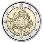 Belgija 2012 2 euro proginė moneta - 10 metų eurui (TYE)
