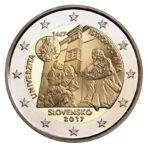Slovakija 2017 2 euro proginė moneta - Istropolitano universiteto 550-metis