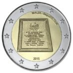Malta 2015 2 euro proginė moneta - Maltos respublikos įkūrimas