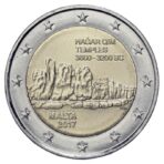 Malta 2017 2 euro proginė moneta - Hadžar Ymas šventyklos