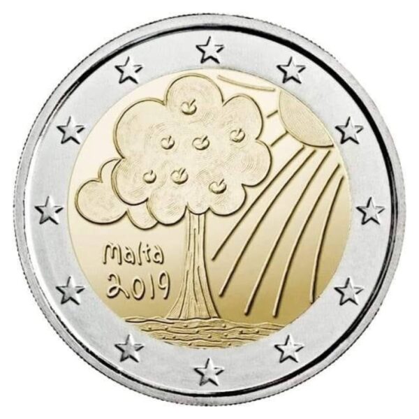 Malta 2019 2 euro proginė moneta - Gamta ir aplinka