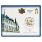 Liuksemburgas 2019 2 euro proginė moneta kortelėje - Visuotinė rinkimų teisė (BU)