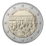 Malta 2012 2 euro proginė moneta su kalyklos ženklu - Daugumos atstovavimas (BU)
