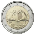 Malta 2016 2 euro proginė moneta kortelėje - Meilė (BU)