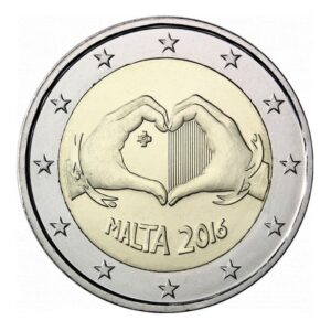 Malta 2016 2 euro proginė moneta - Meilė