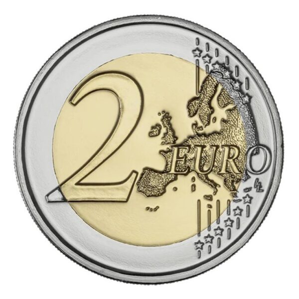 Suomija 2010 2 euro proginė moneta - Valiutos dekreto 150-metis