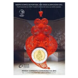 Portugalija 2016 2 euro proginė moneta kortelėje - Olimpinės žaidynės Rio de Ženeire (BU)