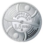 Ispanija 2020 20x1,5 euro kolekcinių spalvotų monetų rinkinys - Aviacijos istorija