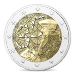 Kipras 2022 2 euro proginė moneta kapsulėje - Erasmus programa (BU)