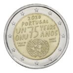 Portugalija 2020 2 euro proginė moneta - Jungtinių Tautų Chartijos 75-metis