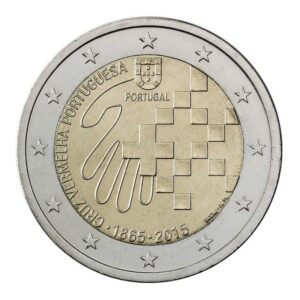 Portugalija 2015 2 euro proginė moneta - Portugalijos Raudonasis Kryžius