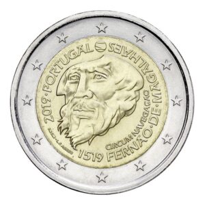 Portugalija 2019 2 euro proginė moneta - Fernando Magelano atradimų 500-metis
