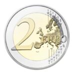 Lietuva 2021 2 euro proginė moneta su kalyklos klaida kortelėje - Žuvinto rezervatas (BU su latvišku gurtu)