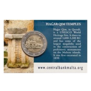 Malta 2017 2 euro proginė moneta - Hadžar Ymas šventyklos (BU)