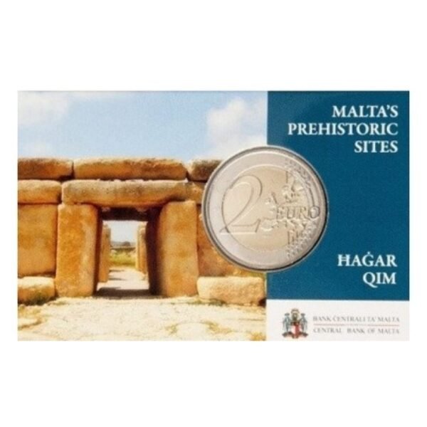 Malta 2017 2 euro proginė moneta - Hadžar Ymas šventyklos (BU)