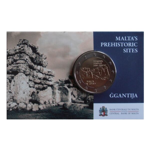Malta 2016 2 euro proginė moneta - Ggantijos šventyklos (BU)